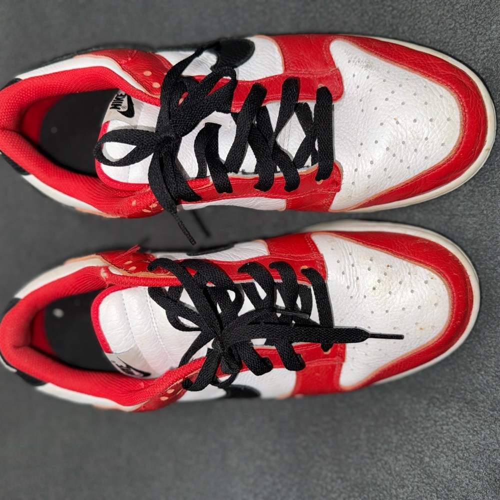 Nike Red and White Athletic Shoes